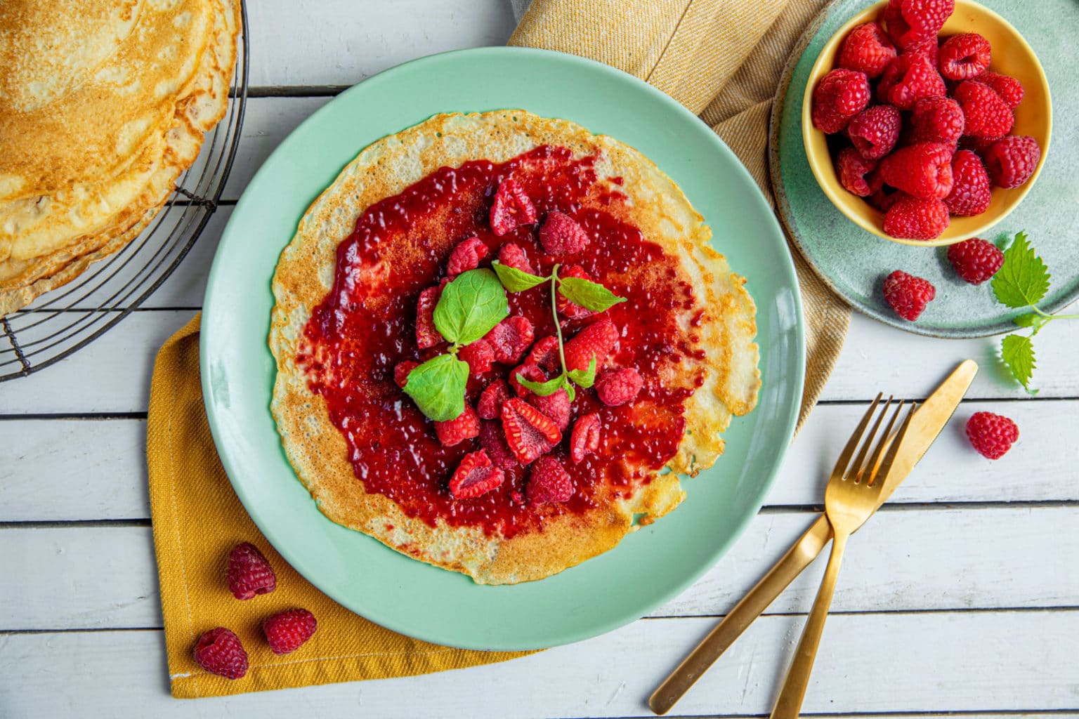 Pannekaker til hverdags, middag og fest | Melange
