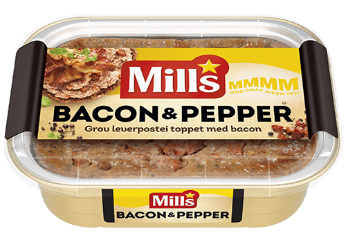 Mills Bacon- og pepperpostei