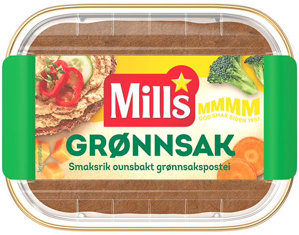 Mills grønnsakspostei