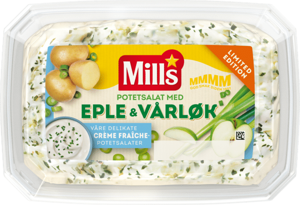 Mills Potetsalat med eple og vårløk