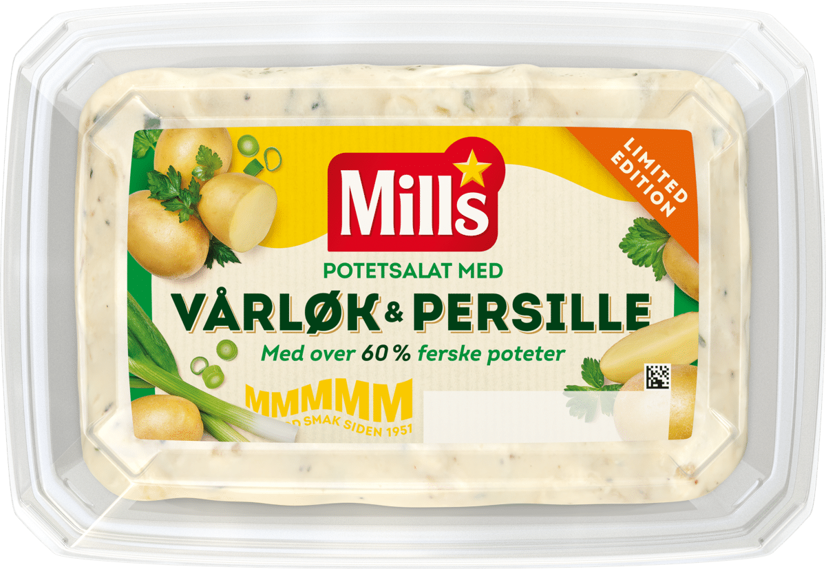 Mills Potetsalat med vårløk og persille