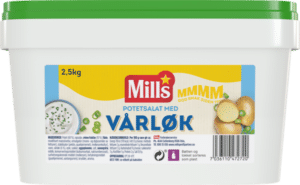 mills potetsalat med vårløk og crème fraîche