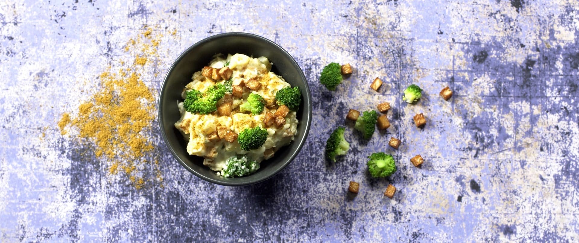 Potetsalat med broccoli og sellerirot