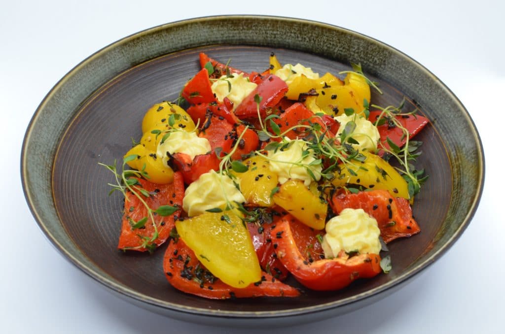 Stekt Paprika med nigellafrø og aioli Mills Proffpartner