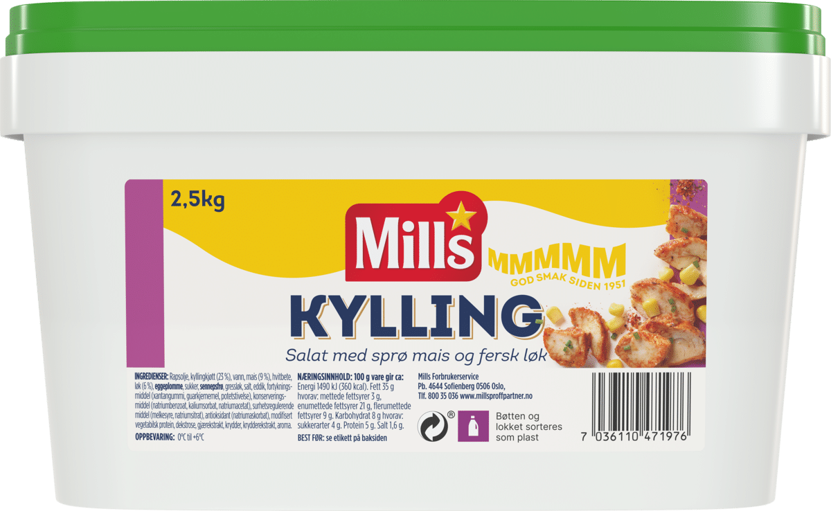 Mills Kyllingsalat 2,5 kg