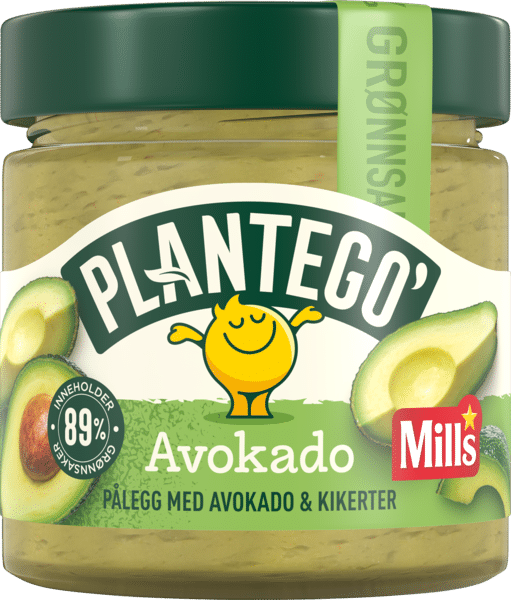 PlantegoKikert- og Avokado 165 glass
