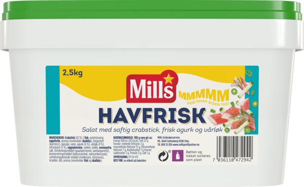 Mills havfrisk pakningsbilde