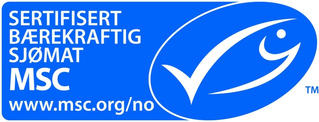 logo msc-sertifisering for bærekraftig sjømat