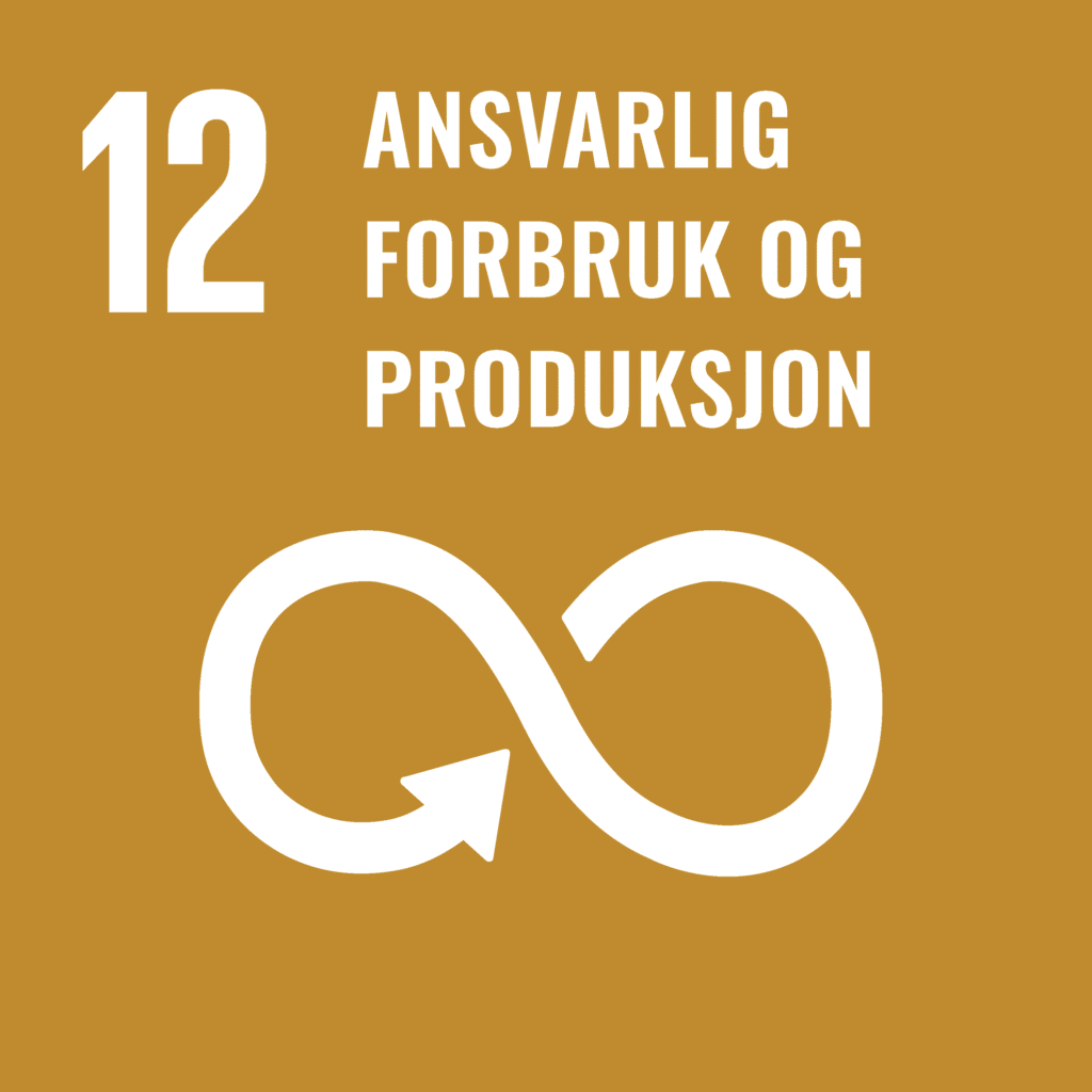 FNs bærekraftsmål nr 12 Ansvarlig forbruk og produksjon
