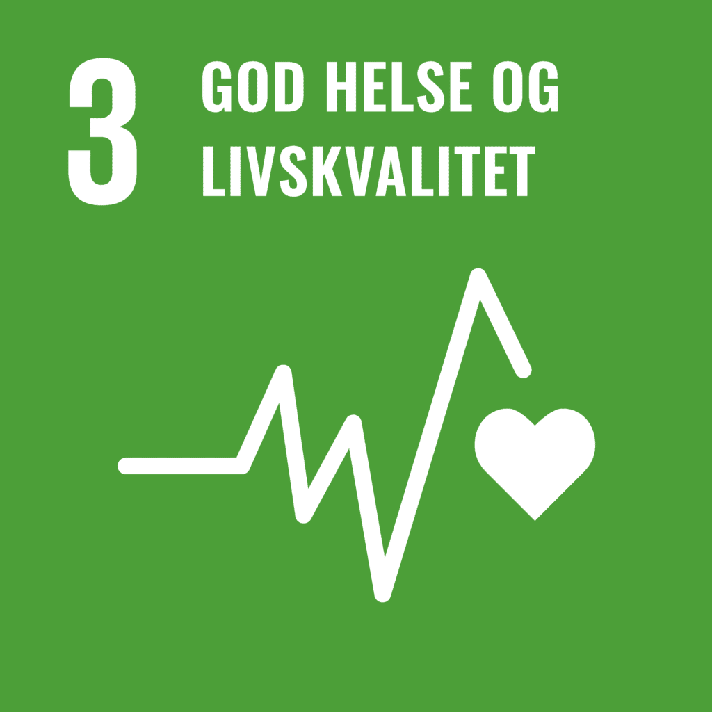 Ikon: Bærekraftsmål 3 God helse og livskvalitet