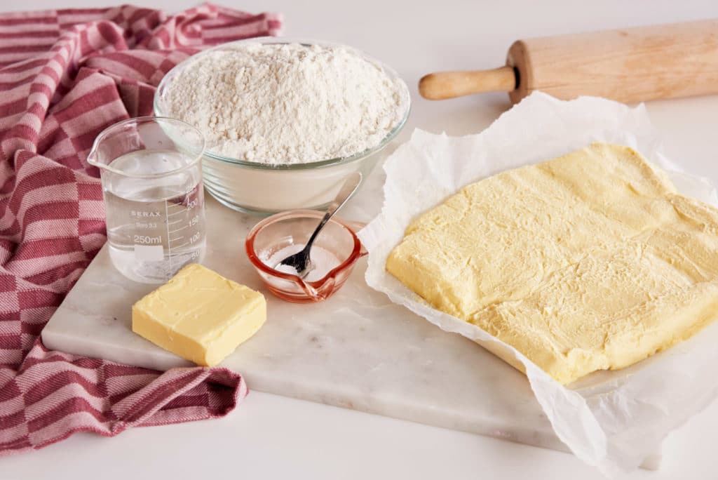 Ingredienser til butterdeig