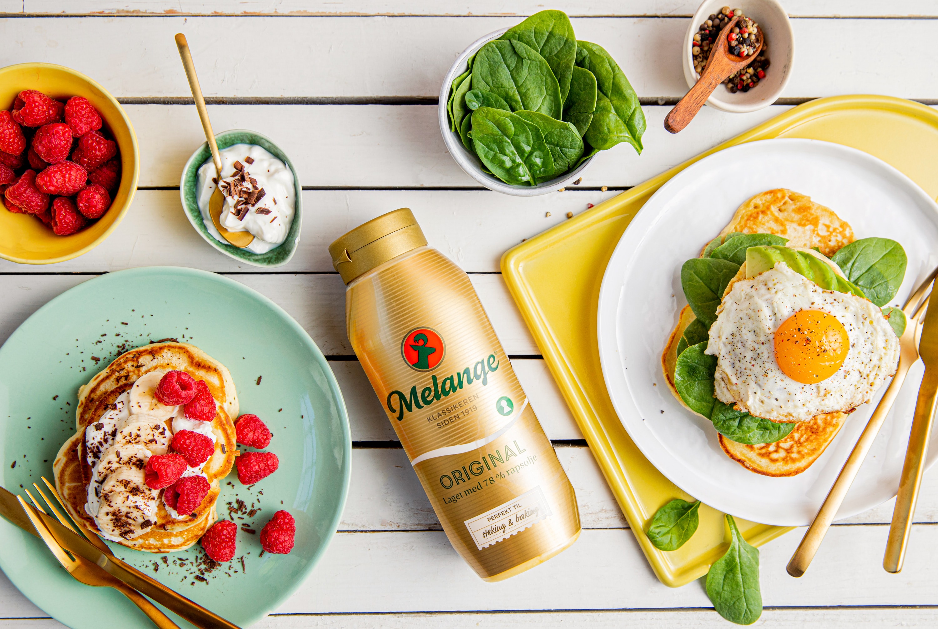 Frokostpannekaker med Flytende Melange
