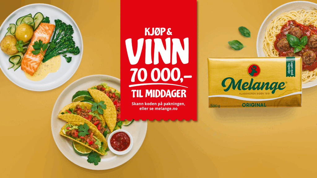 Vinn 70 000 kr til middager