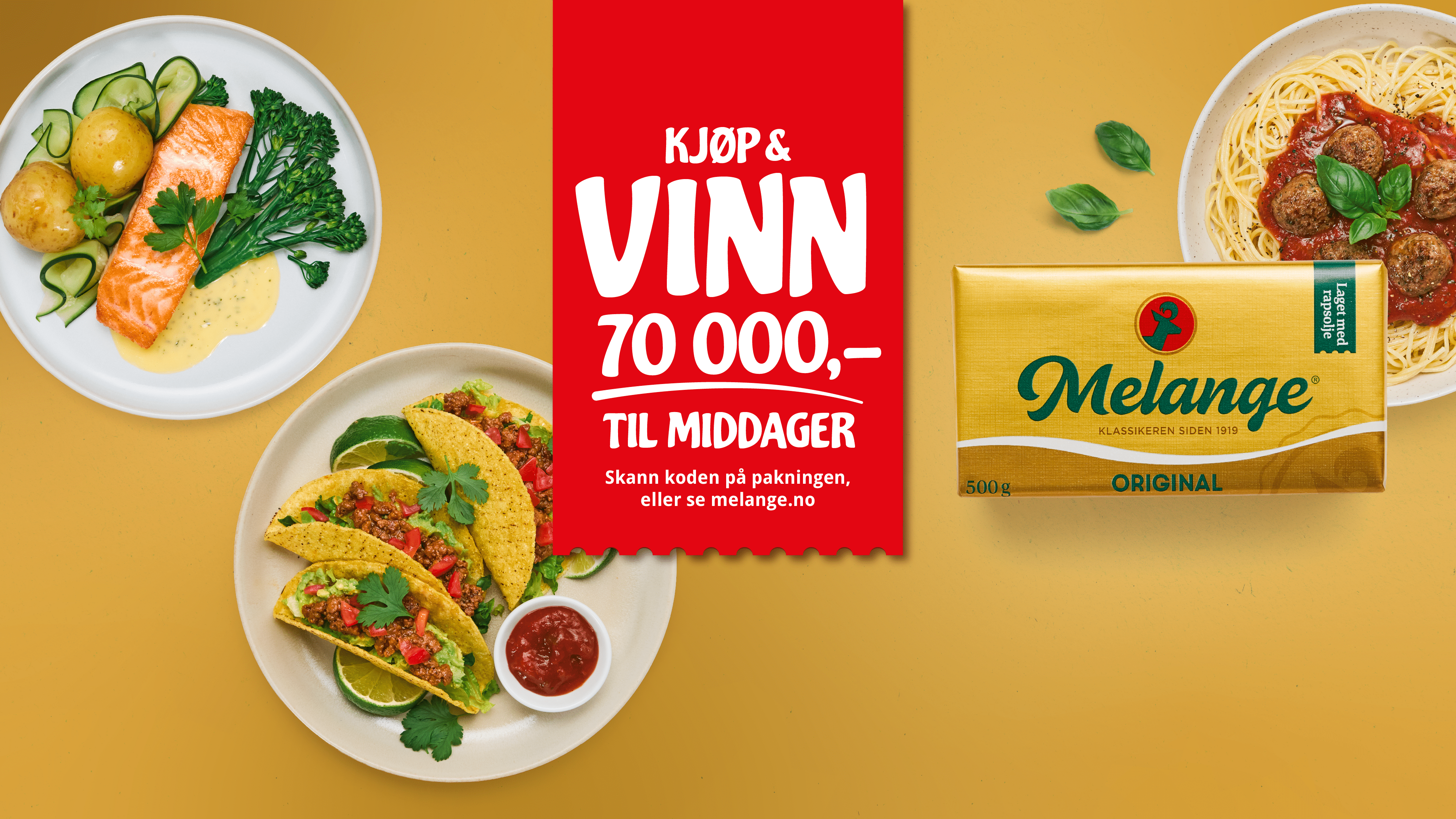 Vinn 70 000 kr til middager