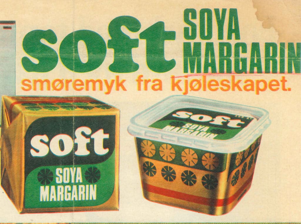 Soft Flora annonse fra 70-tallet